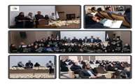 اهدای گل و لوح سپاس به تمامی همکاران حوزه بهداشت