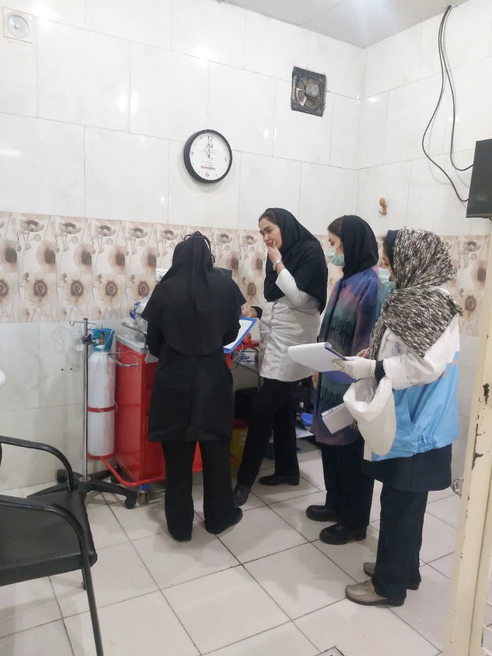 پایش و نظارت سه مرکز توانبخشی نامی، آرمین و ماهان در منطقه شهرک امید