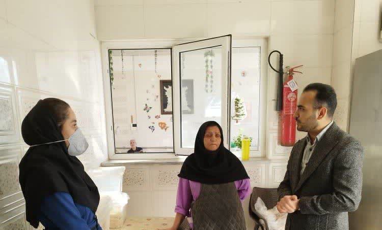 بازدید کارشناسان سلامت و بهبود تغذیه از مرکز نگهداری سالمندان جهاندیدگان