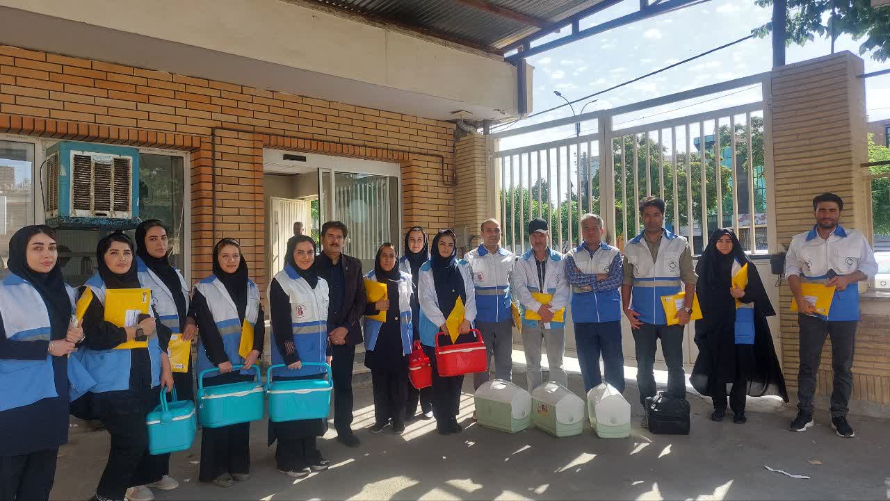  آغاز عملیات نظارتی بازرسان بهداشتی شبکه در شیفت عصر در راستای مراسم تشییع پیکر مطهر رهبر شهید ایران