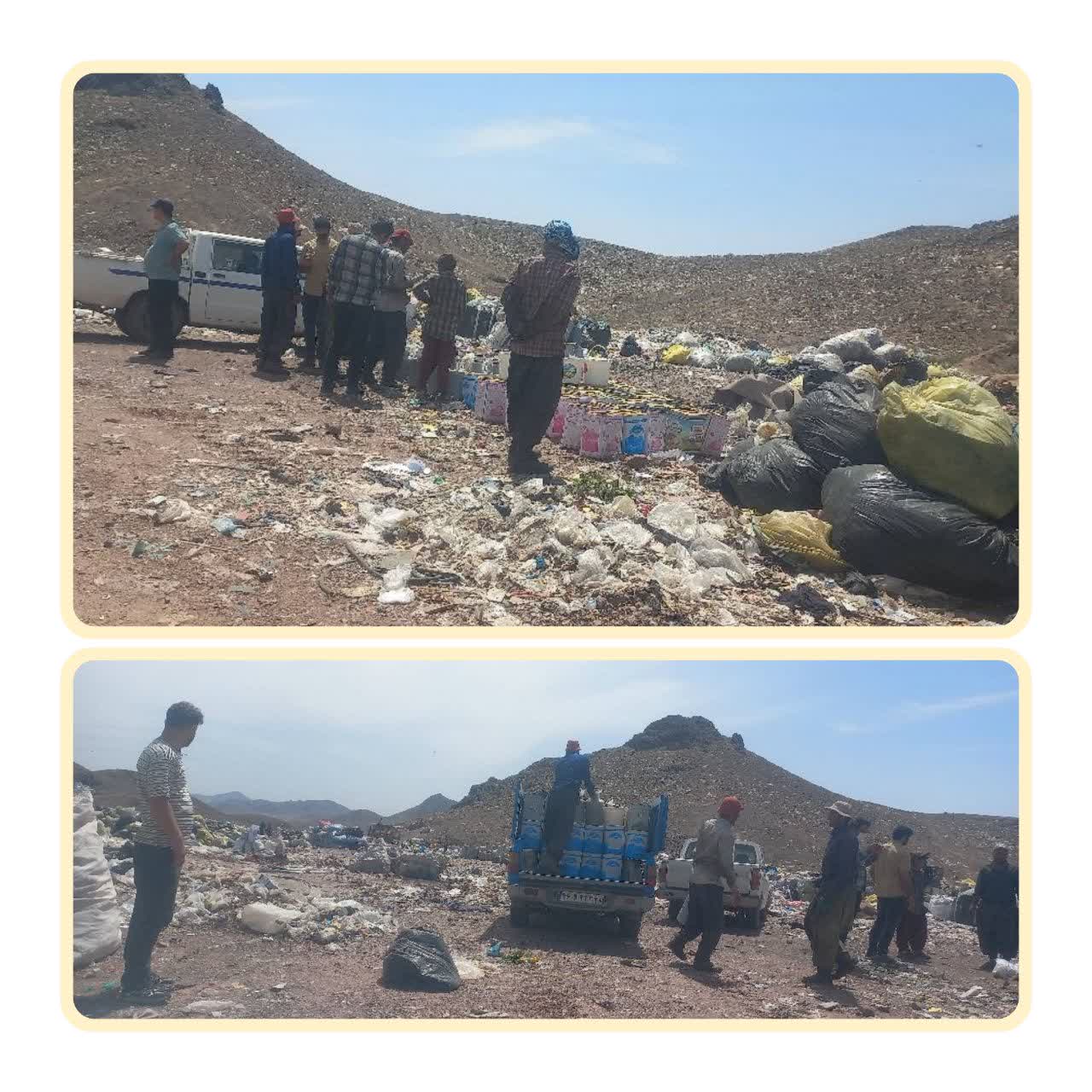 بازرسان بهداشت محیط شبکه بهداشت و درمان شهرستان ملارد بیش ار یک تن پنیر و خیارشور را معدوم کردند.