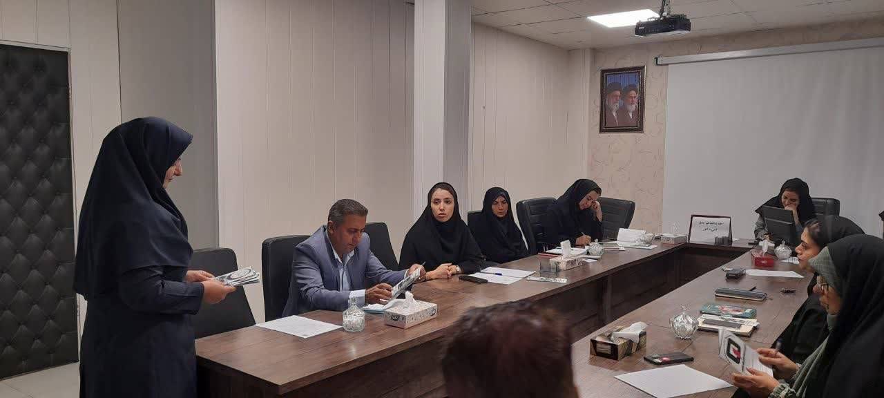 توزیع پمفلت‌های آموزشی با موضوع کاهش اثرات بلایای طبیعی در بین پیام‌ گذاران سلامت
